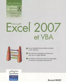 Couverture du produit · Excel 2007 et VBA Synthex nouveau prix
