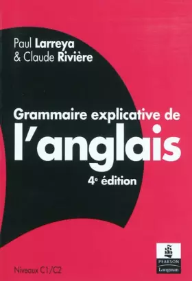 Couverture du produit · Grammaire explicative de l'anglais