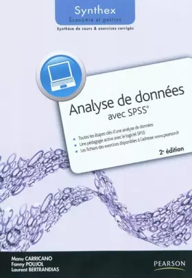 Couverture du produit · Analyse de données avec SPSS