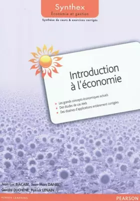 Couverture du produit · Introduction à l'économie