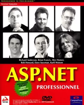 Couverture du produit · ASP.NET Professionnel