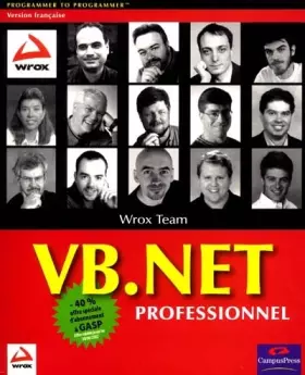 Couverture du produit · VB.NET Professionnel: wrox