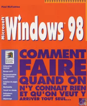 Couverture du produit · Windows 98