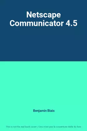 Couverture du produit · Netscape Communicator 4.5