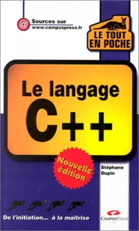 Couverture du produit · Le langage C++ Nouvelle Edition