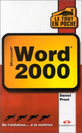 Couverture du produit · Word 2000