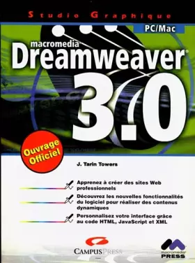Couverture du produit · Studio Graphique. Dreamweaver 3.0