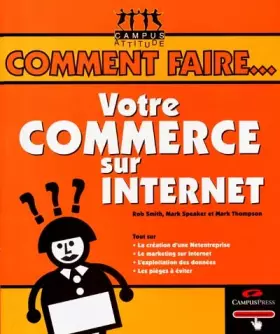 Couverture du produit · Votre commerce sur internet
