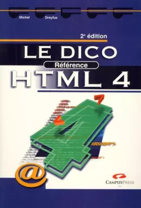 Couverture du produit · Le Dico référence HTML 4