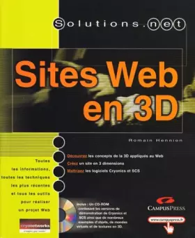 Couverture du produit · Sites Web en 3D (avec CD)