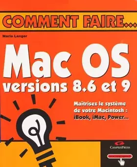Couverture du produit · Mac OS 8.6 et 9