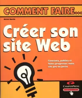 Couverture du produit · Créer son site Web