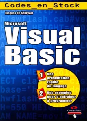 Couverture du produit · Visual Basic