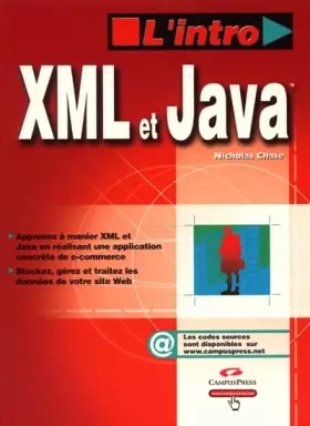 Couverture du produit · XML et Java