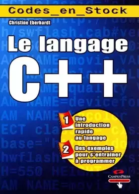 Couverture du produit · Codes en stock langage C++