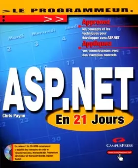 Couverture du produit · ASP.NET en 21 jours (avec CD-Rom)