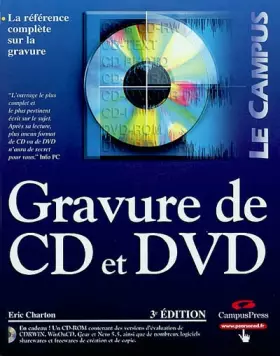 Couverture du produit · Gravure de CD et DVD (avec CD-Rom)
