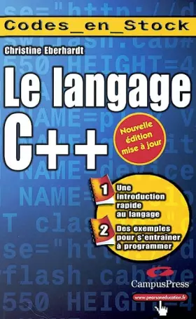 Couverture du produit · Langage C++
