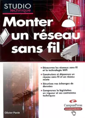 Couverture du produit · Monter un réseau sans fil