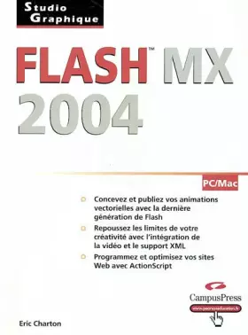 Couverture du produit · Flash MX 2004 : Studio graphique