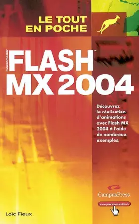 Couverture du produit · Flash MX 2004
