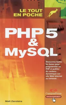 Couverture du produit · PHP 5 et MySQL