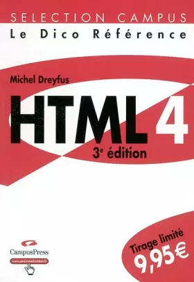 Couverture du produit · HTML 4
