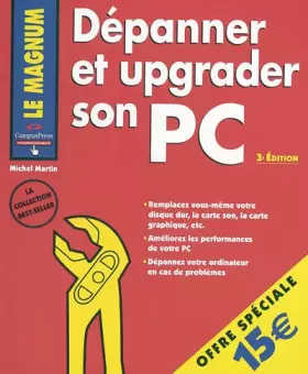 Couverture du produit · Dépanner et upgrader son PC