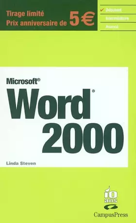 Couverture du produit · Word 2000