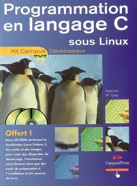 Couverture du produit · Programmation langage C sous Linux