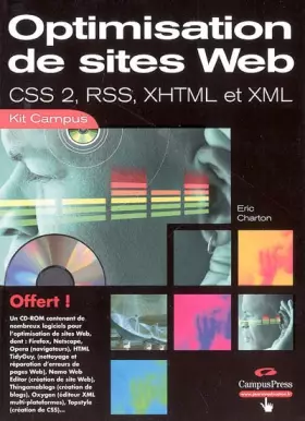 Couverture du produit · Améliorer son site Web : CSS - RSS - XML 2 - XHTML (CD-Rom)
