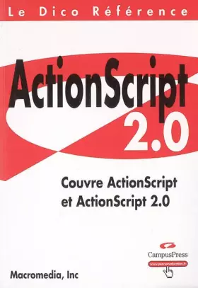 Couverture du produit · Dictionnaire ActionScript