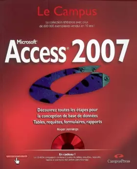 Couverture du produit · Microsoft Access 2007