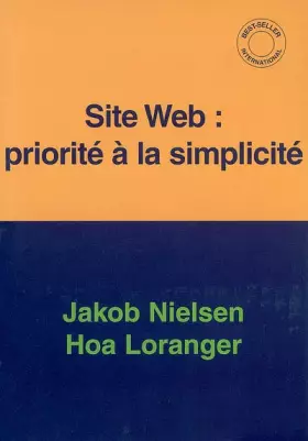 Couverture du produit · Site Web : priorité à la simplicité