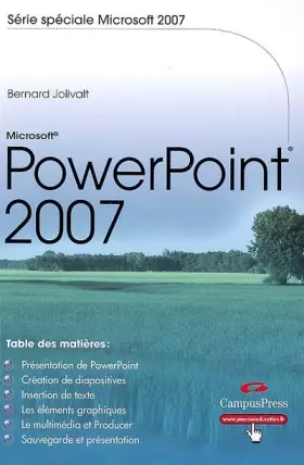 Couverture du produit · Powerpoint 2007