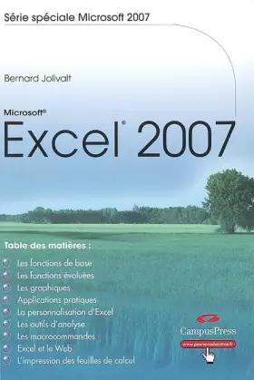 Couverture du produit · Excel 2007