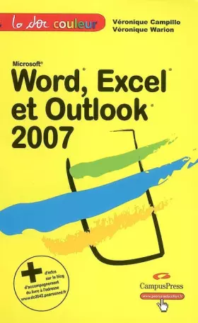 Couverture du produit · Word,Excel et Outlook 2007