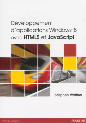Couverture du produit · Developpement d'applications Windows 8 avec HTML et Javascript