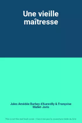 Couverture du produit · Une vieille maîtresse