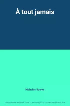 Couverture du produit · À tout jamais