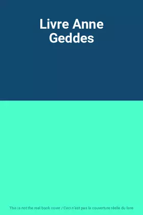 Couverture du produit · Livre Anne Geddes