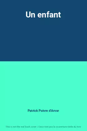 Couverture du produit · Un enfant