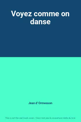 Couverture du produit · Voyez comme on danse