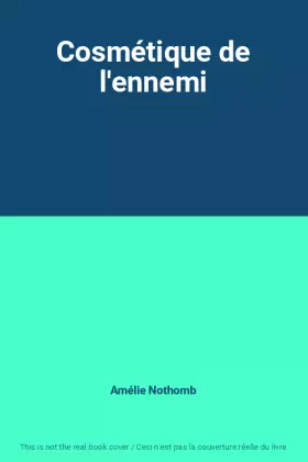 Couverture du produit · Cosmétique de l'ennemi