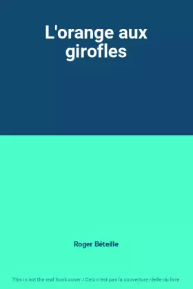 Couverture du produit · L'orange aux girofles