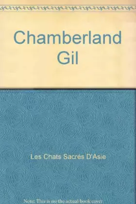 Couverture du produit · Chamberland Gil