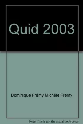Couverture du produit · Quid 2003