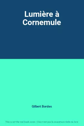 Couverture du produit · Lumière à Cornemule