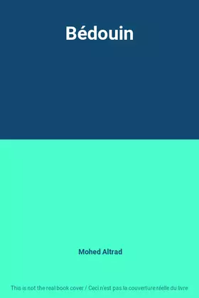 Couverture du produit · Bédouin