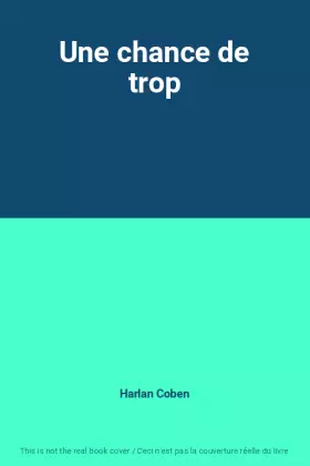 Couverture du produit · Une chance de trop